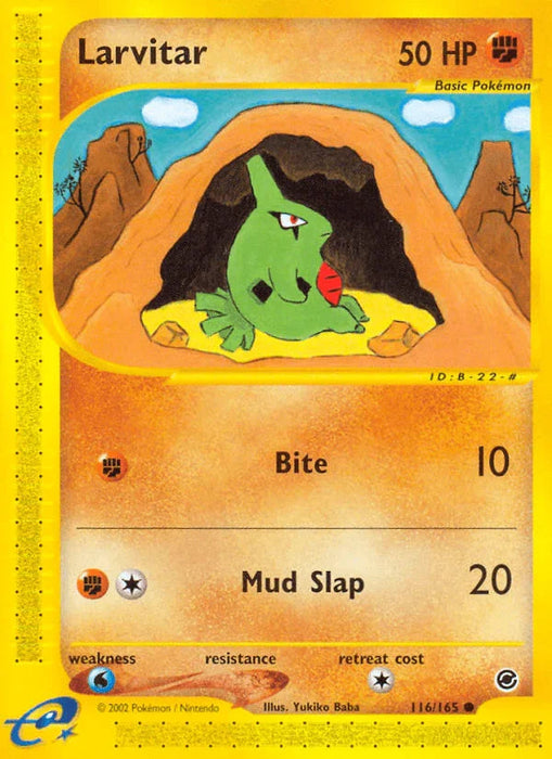 Larvitar (116/165) [Expedition: Base Set] - for just $1.50! 