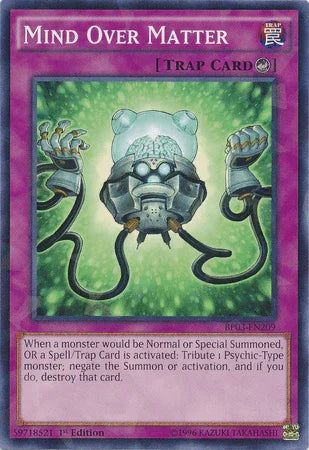 Mind Over Matter [BP03-EN209] Shatterfoil Rare - for just $1! 