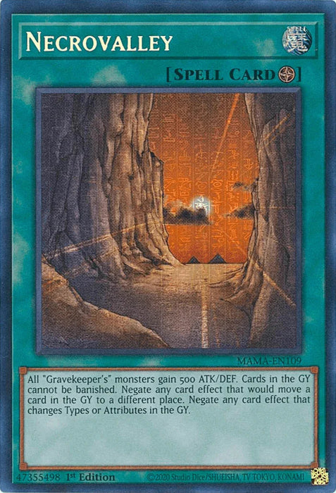 Necrovalley [MAMA-EN109] Ultra Pharaoh's Rare - for just $48! 