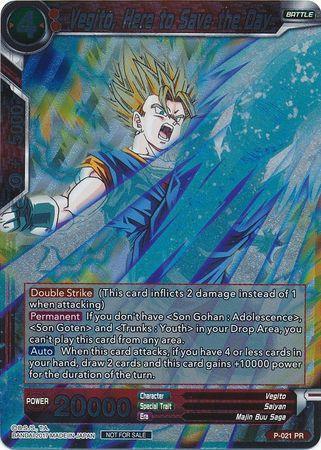 Vegito, Here to Save the Day (P-021) [Promotion Cards] - for just $0.15! 