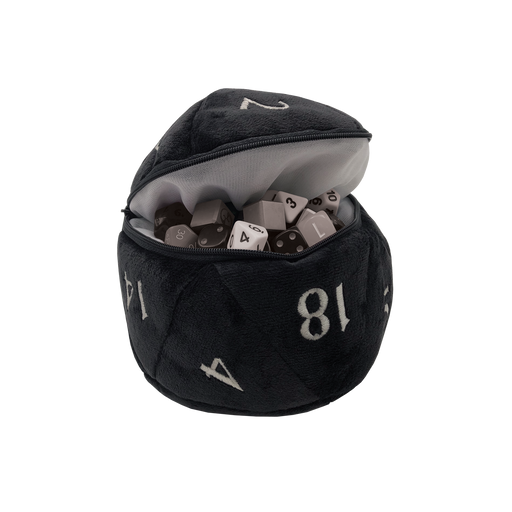 Ultra PRO: Dice Bag - Plush D20 (Black) - for just $0! 