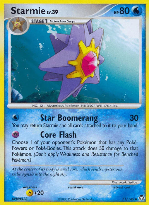 Starmie (71/146) [Diamond & Pearl: Legends Awakened] - for just $0.35! 