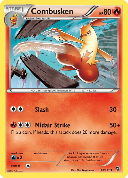 Combusken (13/111) [XY: Furious Fists] - for just $0.15! 