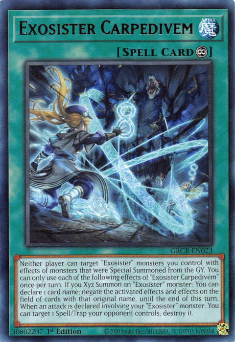Exosister Carpedivem [GRCR-EN023] Rare - for just $0.10! 