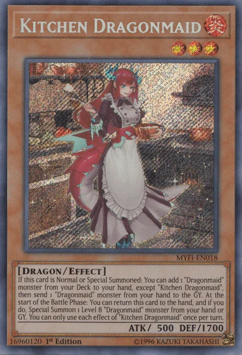 Kitchen Dragonmaid [MYFI-EN018] Secret Rare - for just $7.55! 