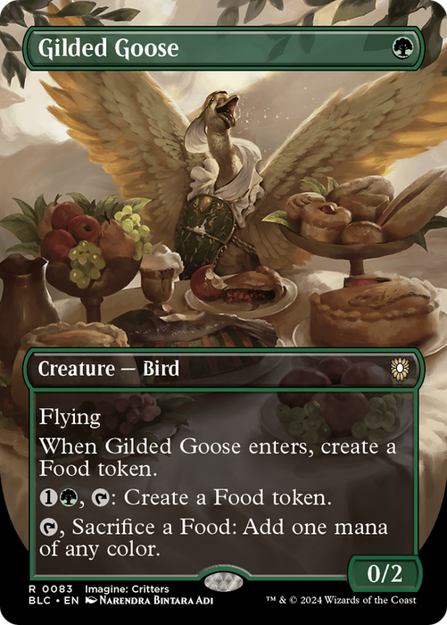 Gilded Goose (BLC-083) - Bloomburrow Commander (Borderless) - for just $1.23! 