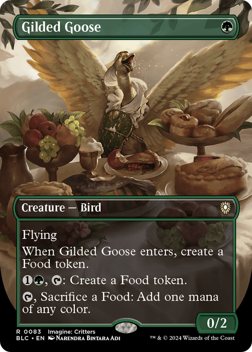 Gilded Goose (BLC-083) - Bloomburrow Commander (Borderless) - for just $1.05! 