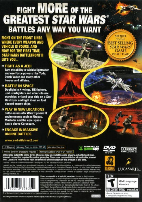 Star Wars: Battlefront II – PlayStation 2 (PS2) - for just $9.99! 