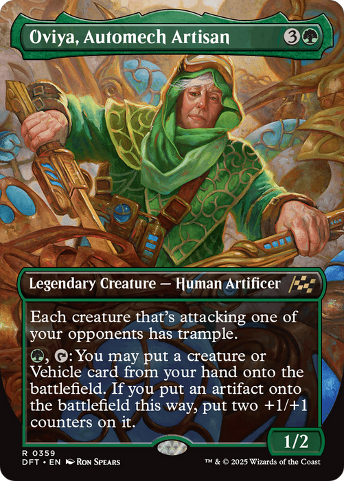 Oviya, Automech Artisan (DFT-359) - Aetherdrift (Borderless) Foil - for just $0.37! 