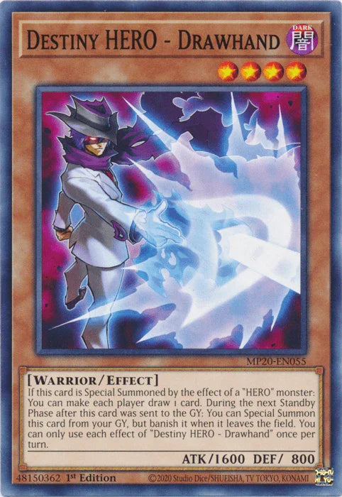 Destiny Hero - Drawhand [MP20-EN055] Common - for just $0.15! 