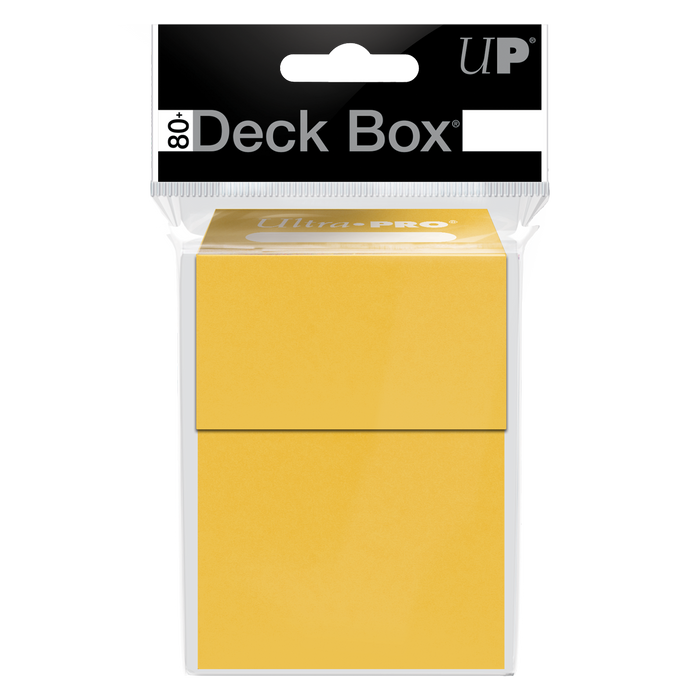 Ultra PRO: Deck Box - Solid Color (Yellow) - for just $0! 
