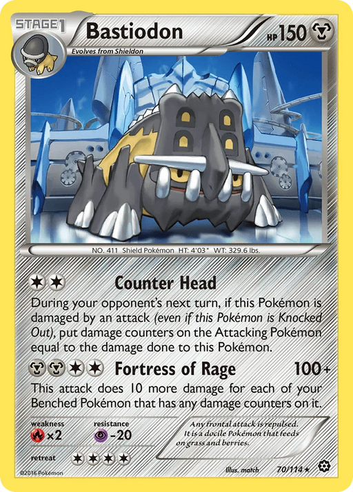 Bastiodon (70/114) [XY: Steam Siege] - for just $0.20! 