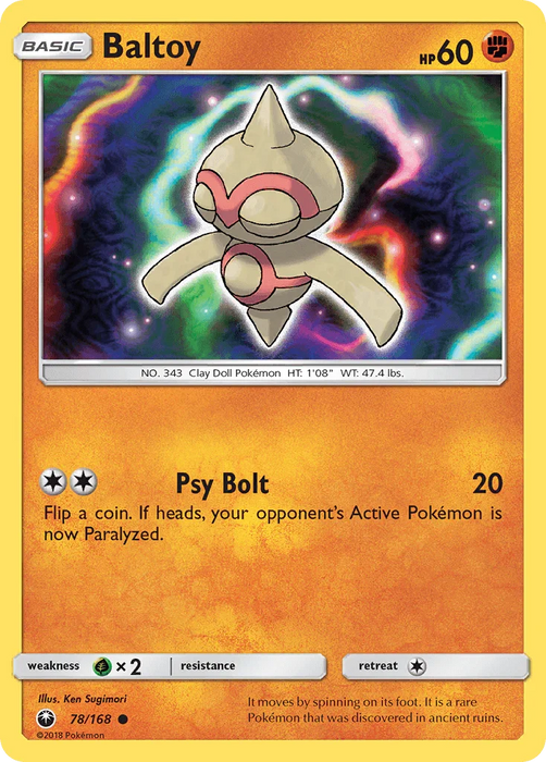 Baltoy (78/168) [Sun & Moon: Celestial Storm] - for just $0.10! 