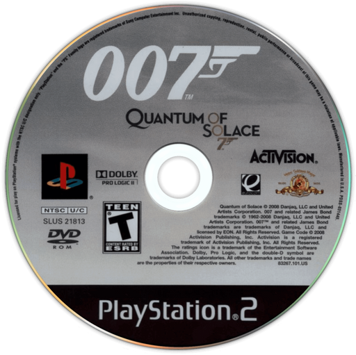007: Quantum of Solace – PlayStation 2 (PS2) - for just $10.99! 