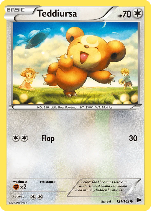 Teddiursa (121/162) [XY: BREAKthrough] - for just $0.15! 
