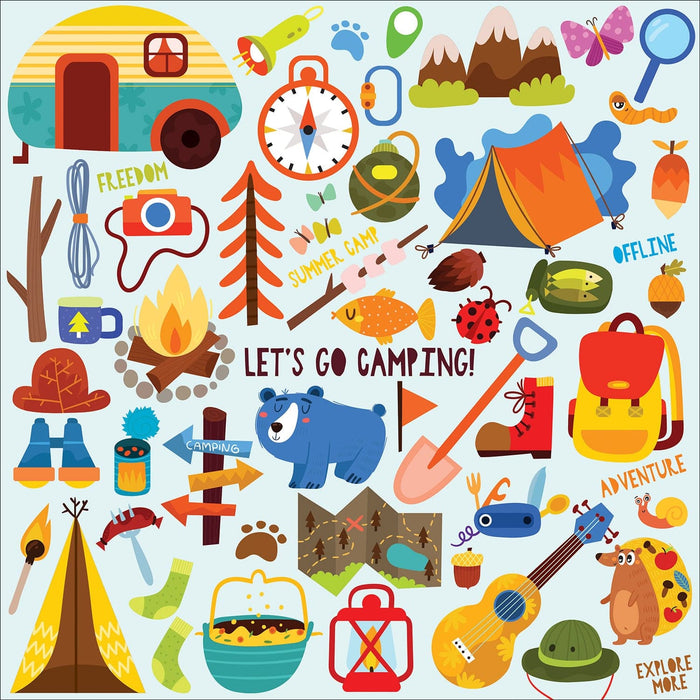 Let's Go Camping 100 Piece Jigsaw Puzzle - for just $7.99! 