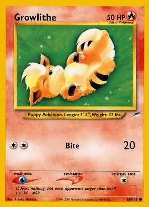 Growlithe (68/105) [Neo Destiny Unlimited] - for just $1.50! 
