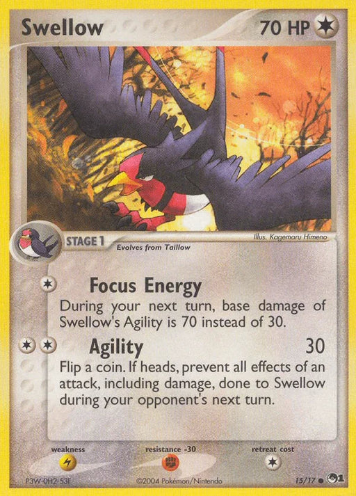 Swellow (15/17) [POP Series 1] - for just $0.75! 