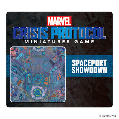 Marvel Crisis Protocol: Spaceport Showdown Game Mat - for just $39.95! 