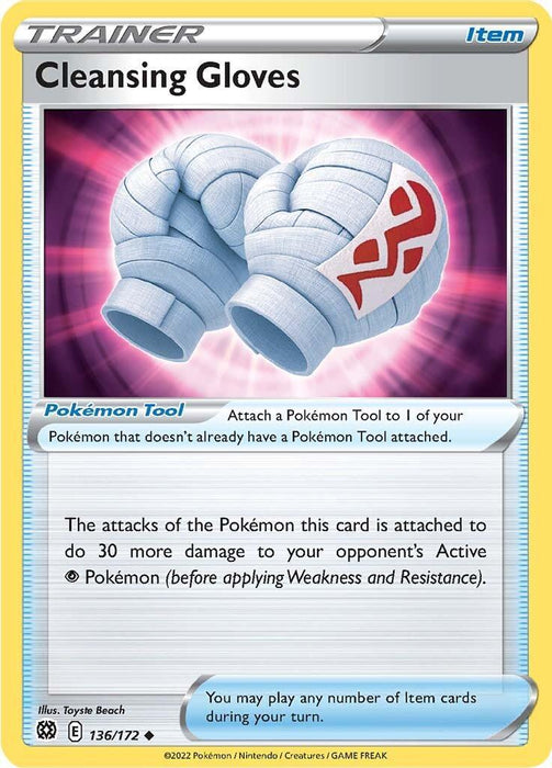 Cleansing Gloves (136/172) [Sword & Shield: Brilliant Stars] - for just $0.10! 