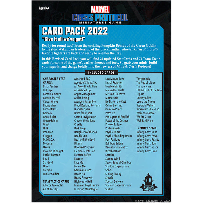 Marvel Crisis Protocol: Card Pack 2022 - for just $19.99! 