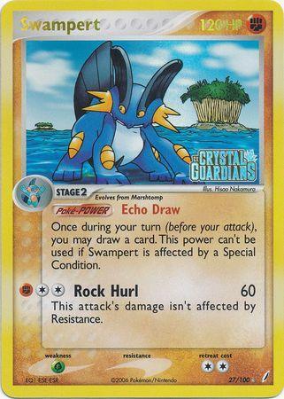 Swampert (27/100) (Stamped) [EX: Crystal Guardians] - for just $25.45! 