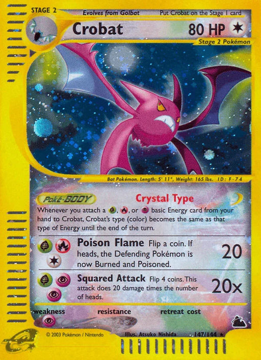 Crobat (147/144) [Skyridge] - for just $140! 