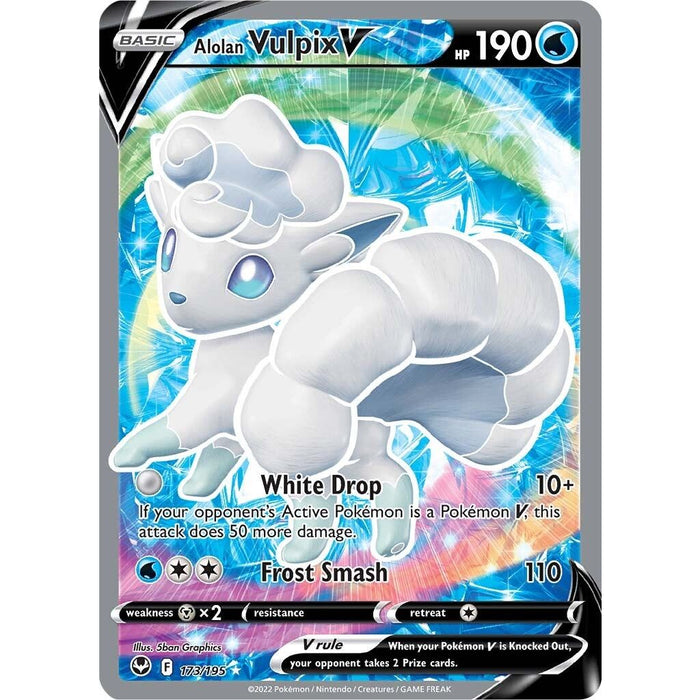 Alolan Vulpix V (173/195) [Sword & Shield: Silver Tempest] - Just $1.55! Shop now at Retro Gaming of Denver