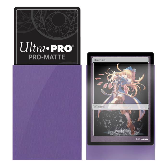 Ultra PRO: Small 60ct Sleeves - PRO-Matte (Purple) - Just $0! Shop now at Retro Gaming of Denver