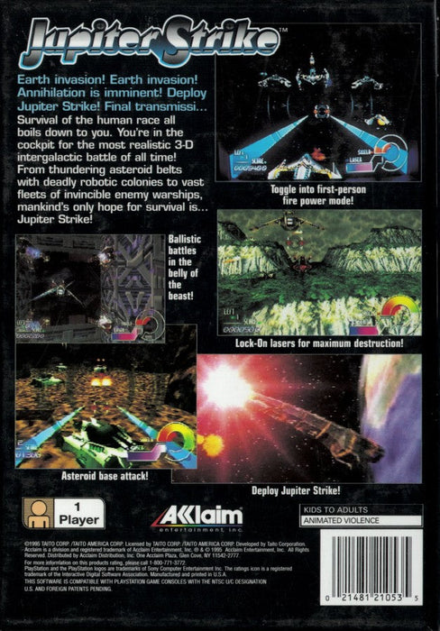 Jupiter Strike [Long Box] – PlayStation 1 (PS1) - for just $0! 