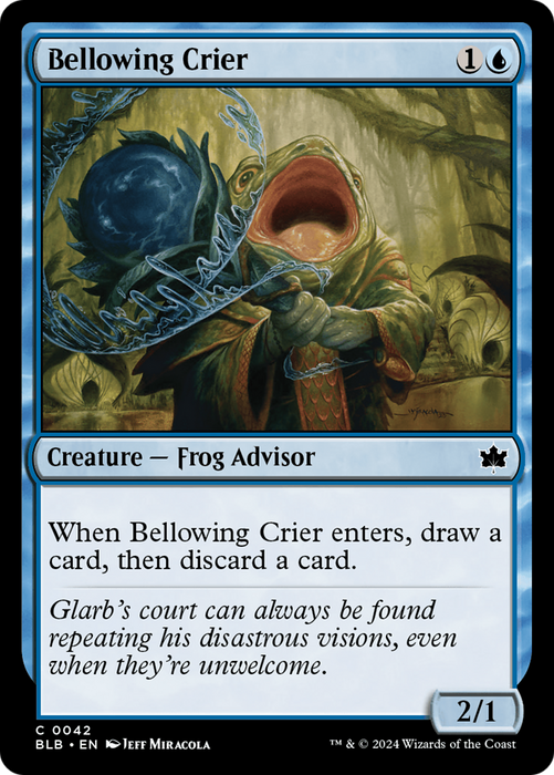 Bellowing Crier (BLB-042) - Bloomburrow - for just $0.03! 