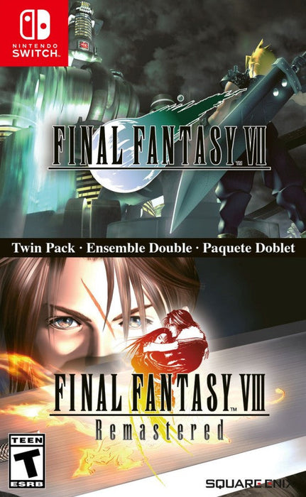 Final Fantasy VII & VIII: Remastered [Twin Pack] – Nintendo Switch (NS) - for just $27.99! 