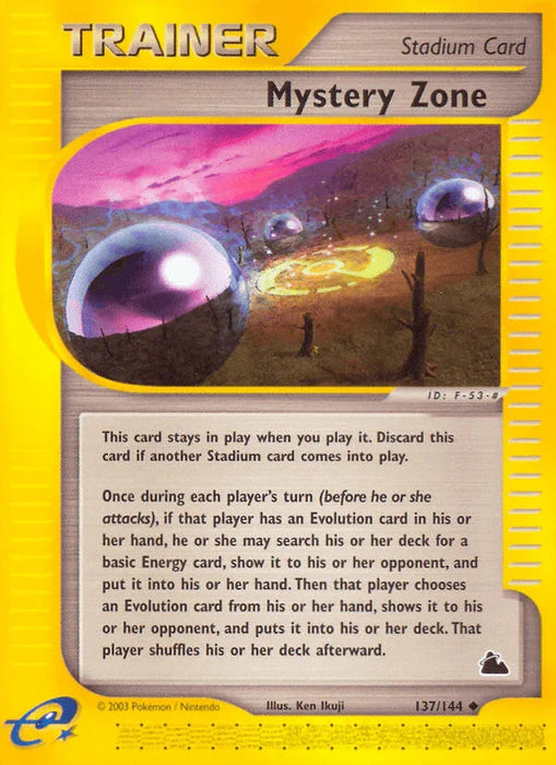 Mystery Zone (137/144) [Skyridge] - for just $3.30! 
