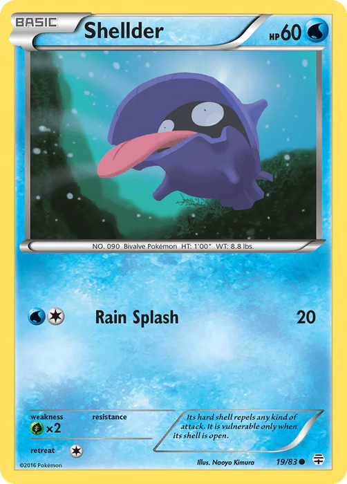 Shellder (19/83) [XY: Generations] - for just $0.10! 