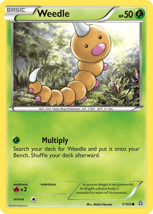 Weedle (1/160) [XY: Primal Clash] - for just $0.10! 