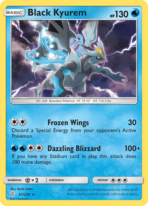 Black Kyurem (61/236) [Sun & Moon: Cosmic Eclipse] - for just $0.55! 