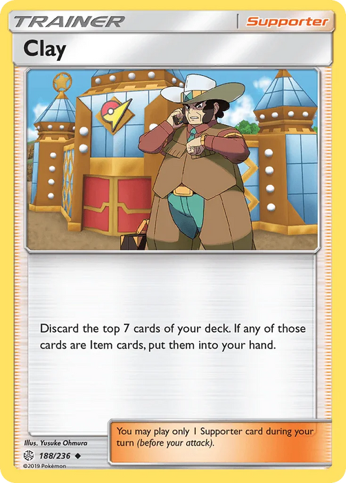 Clay (188/236) [Sun & Moon: Cosmic Eclipse] - for just $0.10! 