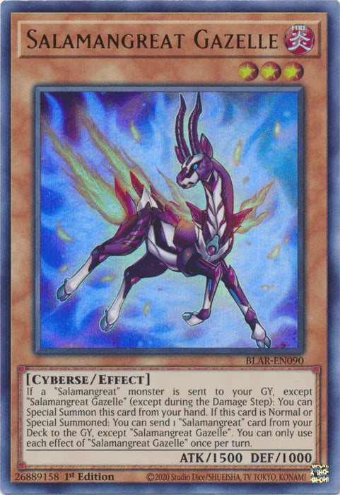 Salamangreat Gazelle [BLAR-EN090] Ultra Rare - for just $0.15! 