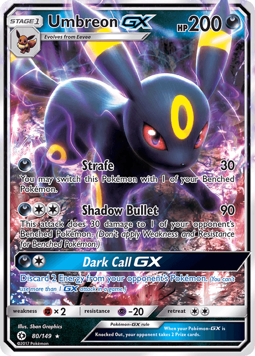 Umbreon GX (80/149) [Sun & Moon: Base Set] - for just $5.80! 