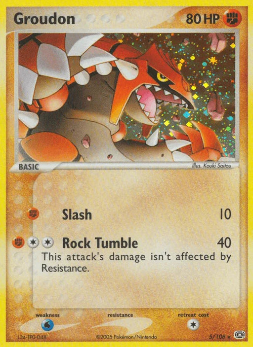 Groudon (5/106) [EX: Emerald] - for just $28! 