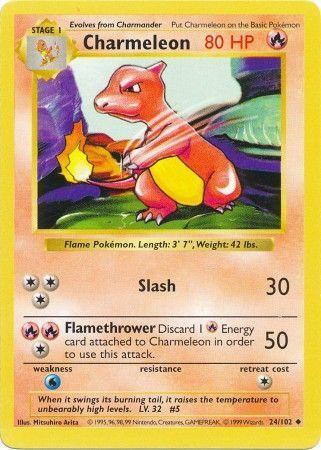 Charmeleon (24/102) [Base Set Shadowless Unlimited] - for just $8.65! 