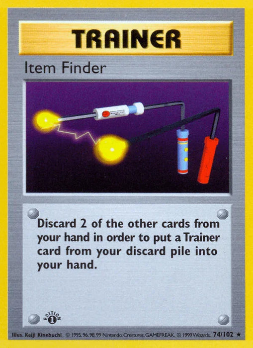 Item Finder (74/102) (Shadowless) [Base Set 1st Edition] - for just $14.75! 