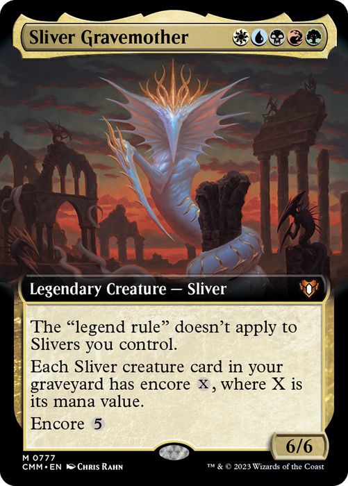 Sliver Gravemother (CMM-777) - Commander Masters: (Extended Art) - for just $8.64! 