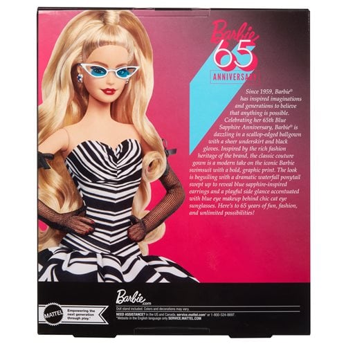 Barbie 65th Blue Sapphire Anniversary Doll - Select Figure(s) - Just $67.90! Shop now at Retro Gaming of Denver