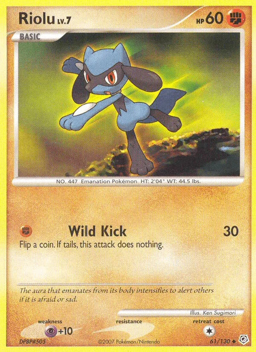 Riolu (61/130) [Diamond & Pearl: Base Set] - for just $0.45! 