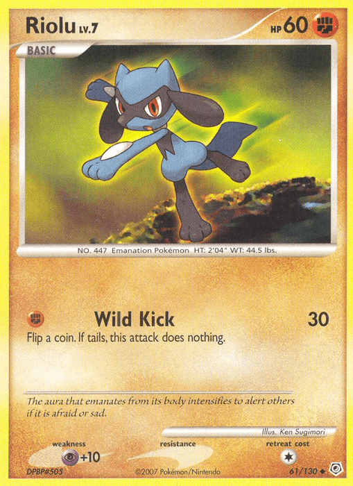 Riolu (61/130) [Diamond & Pearl: Base Set] - for just $0.40! 