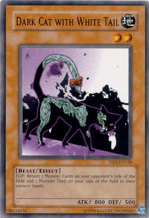 Dark Cat with White Tail [DR1-EN138] Common - for just $0.10! 