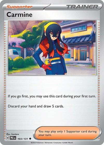 Carmine (SV: Prismatic Evolutions) Near Mint - for just $0.15! 