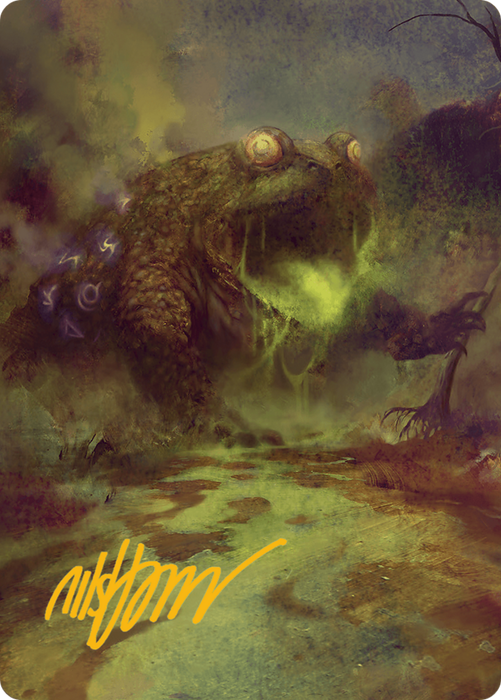 The Gitrog Monster Art Card (Gold-Stamped Signature) [Bloomburrow Art Series] - Just $0.65! Shop now at Retro Gaming of Denver