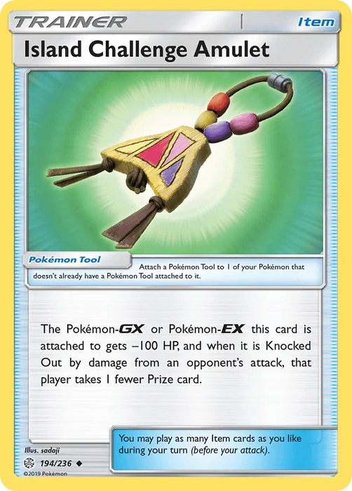Island Challenge Amulet (194/236) [Sun & Moon: Cosmic Eclipse] - for just $0.10! 